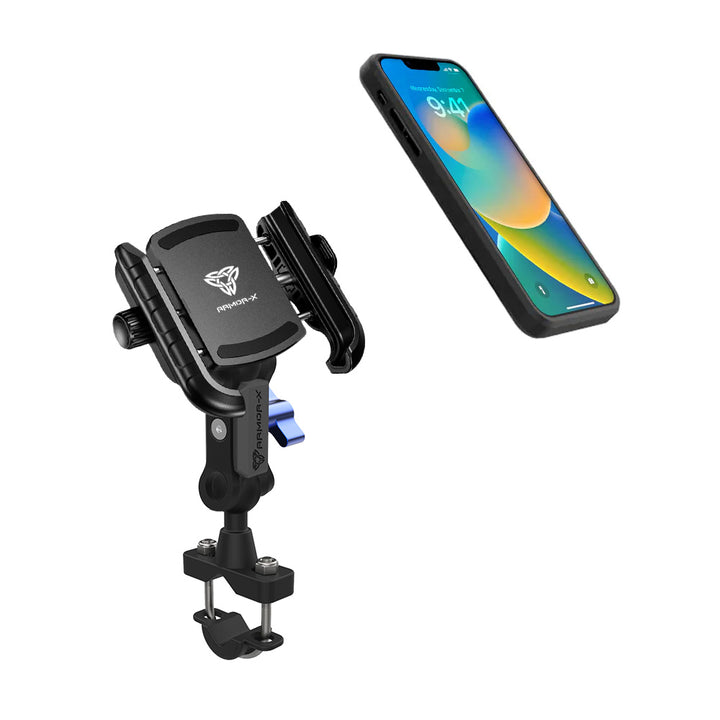ARMOR-X U-Bolt Universal Mount for phone, free to rotate your device with full 360 degrees to get the best view.