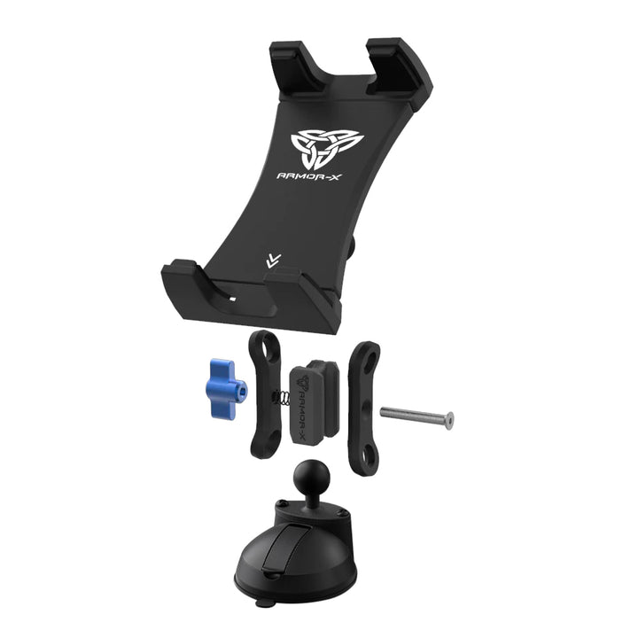 ARMOR-X ONE-LOCK Glass Suction Cup Universal Mount TYPE-K for tablet