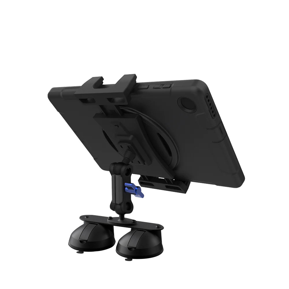 ARMOR-X ONE-LOCK Glass Double Suction Cup Universal Mount TYPE-K for tablet
