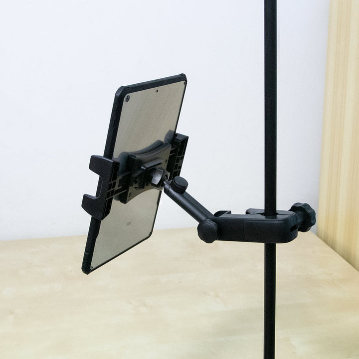 ARMOR-X Microphone Stand Clamp Universal Mount for tablet, mounting on the pole of the microphone stand, music stand with a diameter ranging from 18mm(0.71") to 25mm(0.98").