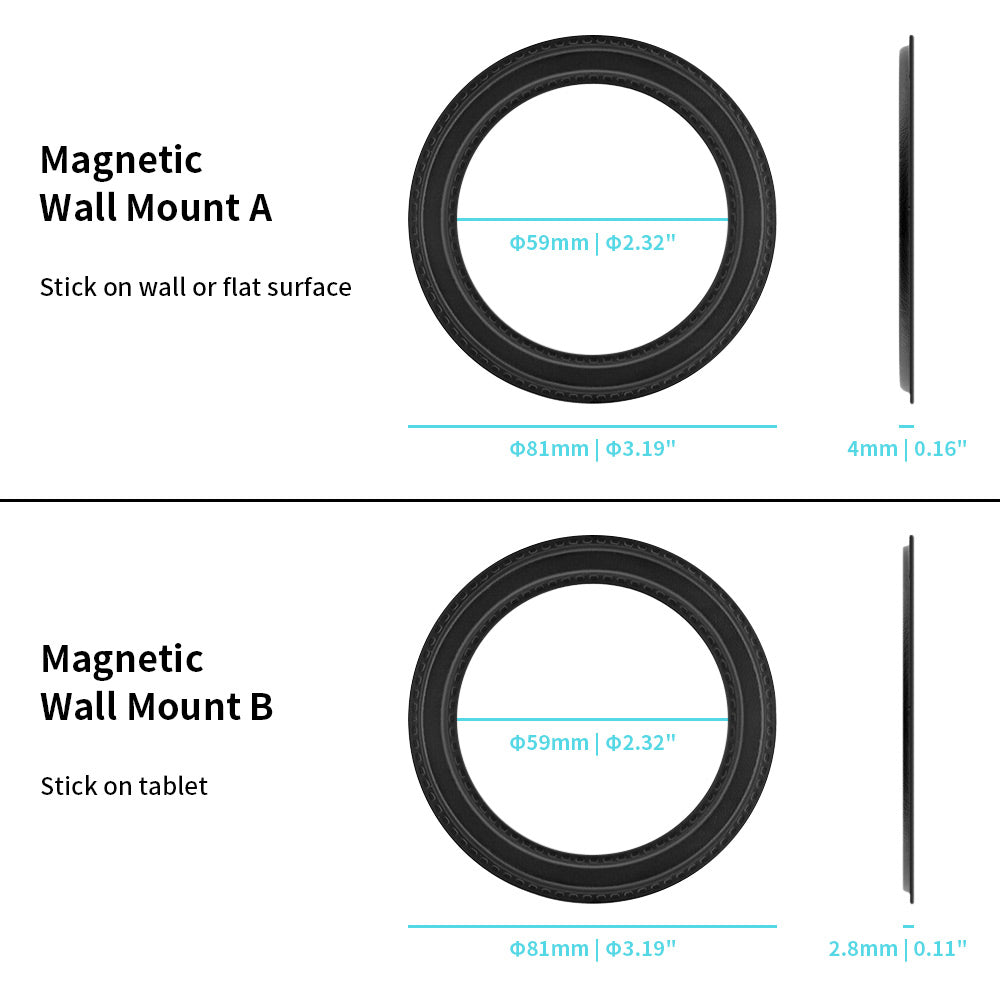 UNM-WL02 | Universal Magnetic Wall Mount for Tablet