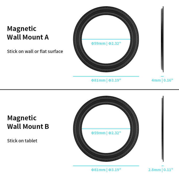 UNM-WL02 | Universal Magnetic Wall Mount for Tablet