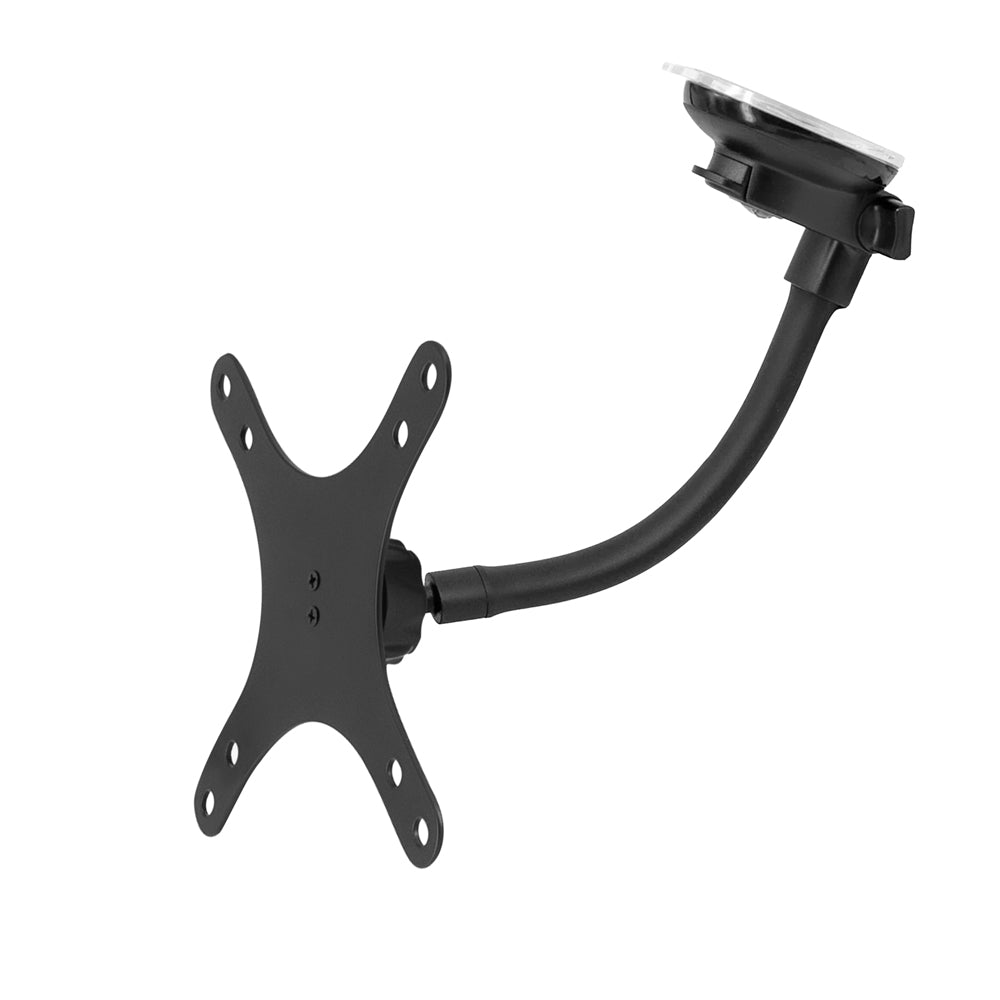 ARMOR-X Gooseneck Suction VESA Mount for tablet. Extremely strong suction with super stick forces, well adhere to your windshield or dashboard.