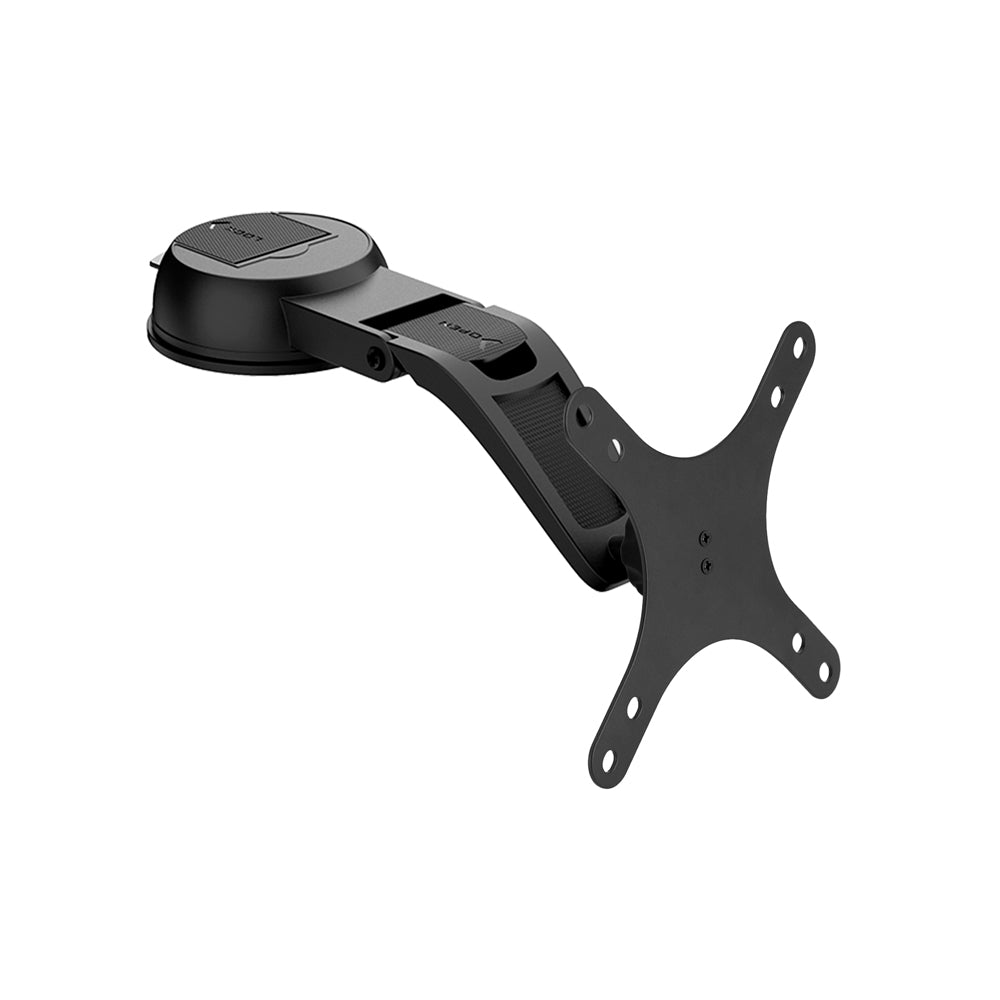 ARMOR-X Folding Car Dashboard Suction Cup Mount VESA Mount for tablet, great to use on most smooth surfaces, such as dashboards, windshields, countertops, desks and so on.