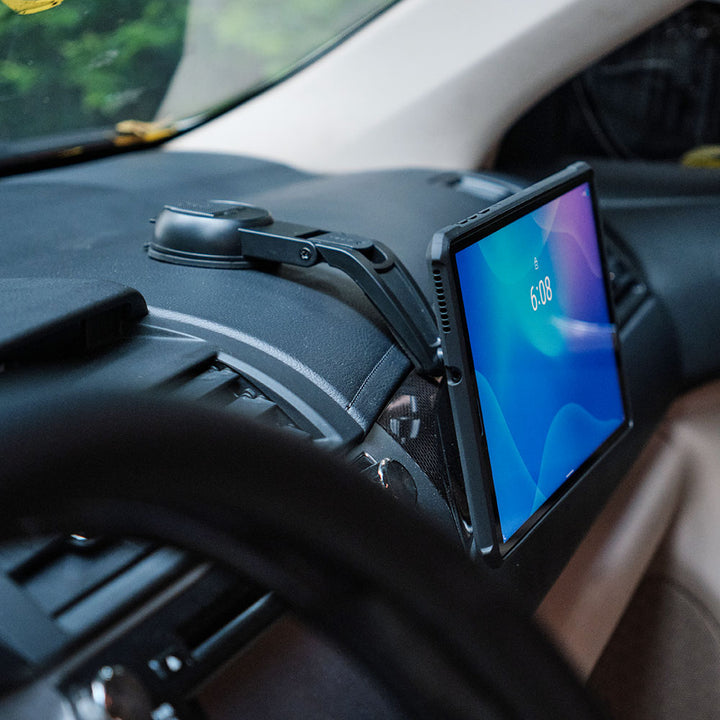 VES-X136 | Folding Car Dashboard Suction Cup Mount VESA Mount | Design for Tablet