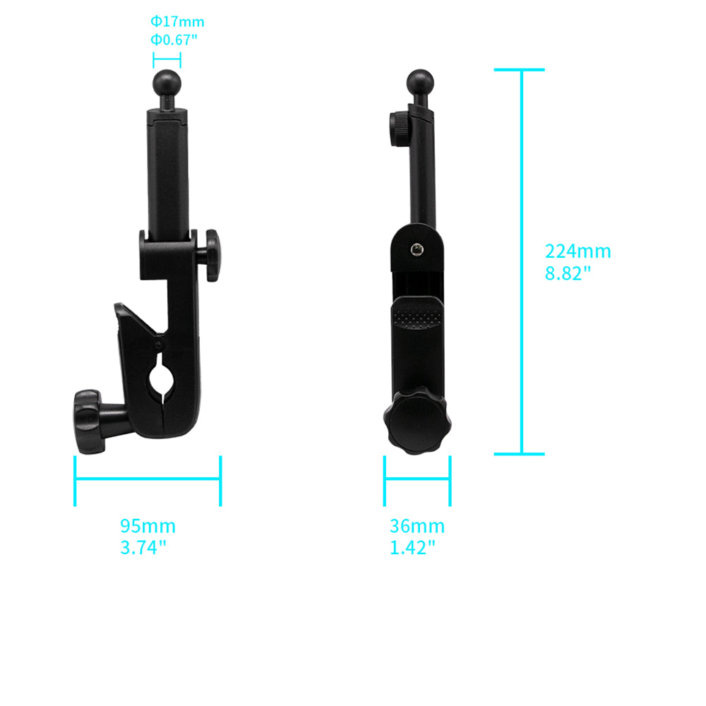 VES-X140 | Microphone Stand Clamp VESA Mount | Design for Tablet