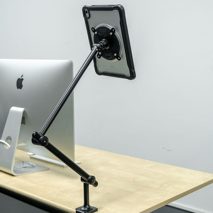 VES-X141 | Aluminium Adjustable Arm Clamp VESA Mount | Design for Tablet