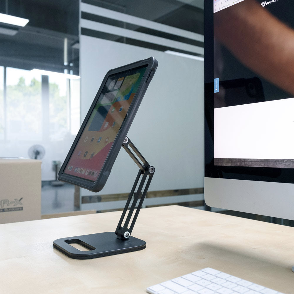 VES-X142 | Adjustable Foldable Desktop VESA Mount | Design for Tablet