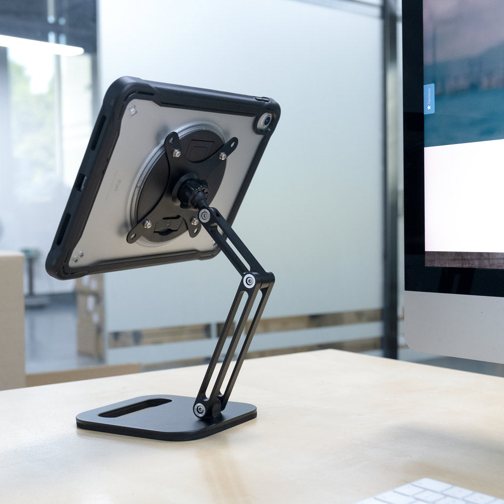 VES-X142 | Adjustable Foldable Desktop VESA Mount | Design for Tablet