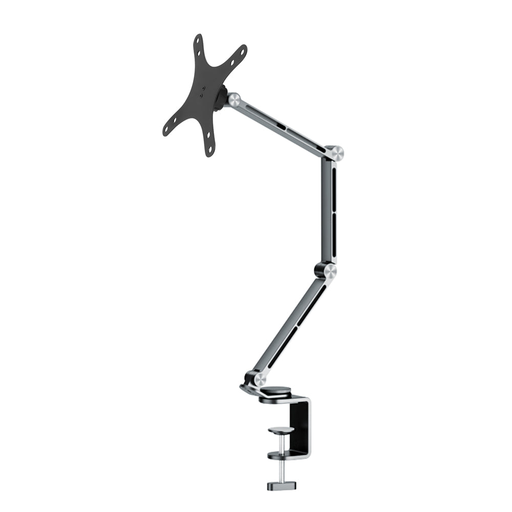 ARMOR-X foldable arm desk clamp VESA mount for tablet.