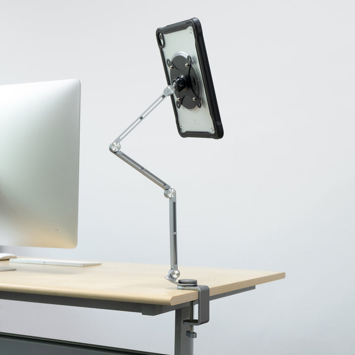 VES-X143 | Foldable Arm Desk Clamp VESA Mount | Design for Tablet