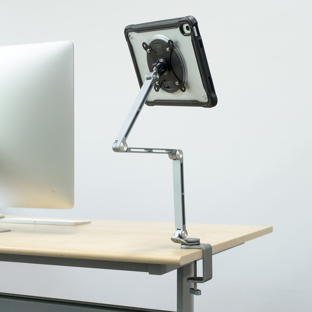 VES-X143 | Foldable Arm Desk Clamp VESA Mount | Design for Tablet