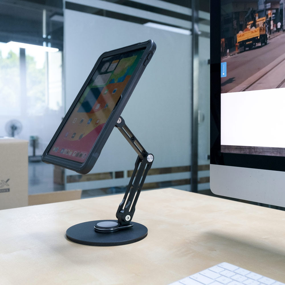 VES-X154 | Adjustable Foldable Swivel Desktop VESA Mount | Design for Tablet