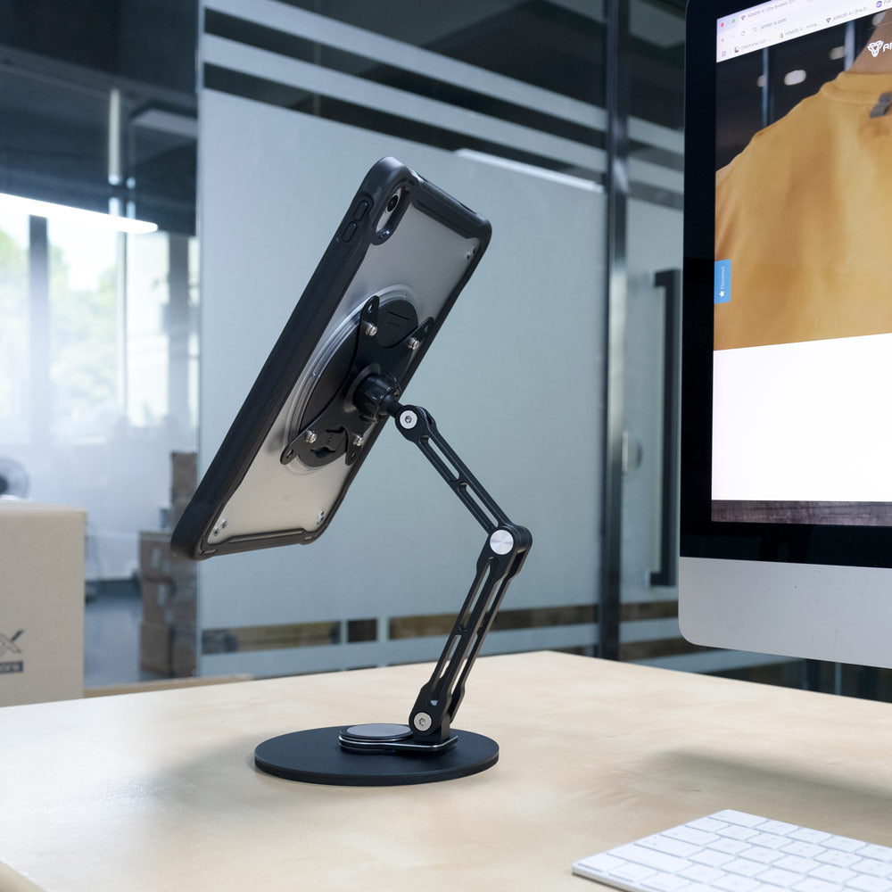 VES-X154 | Adjustable Foldable Swivel Desktop VESA Mount | Design for Tablet