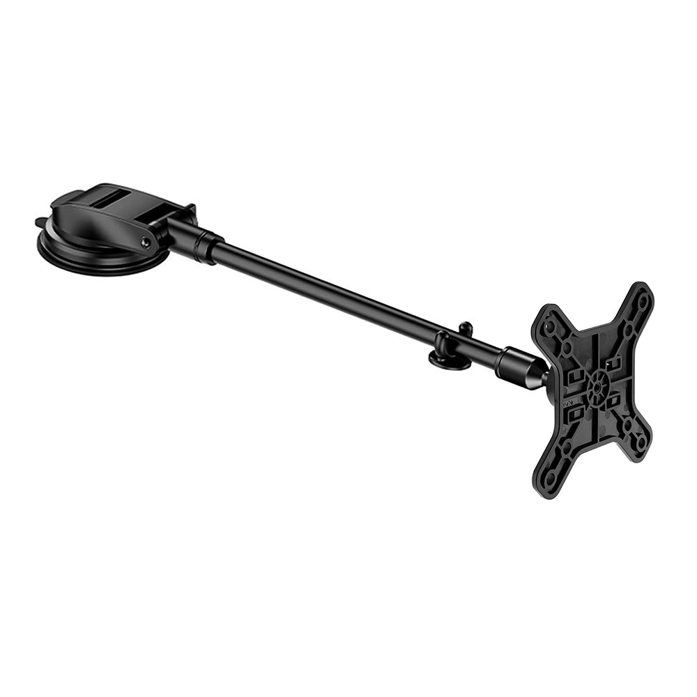 ARMOR-X Gooseneck Suction Cup VESA Mount for tablet. Extremely strong suction with super stick forces, well adhere to your windshield or dashboard.