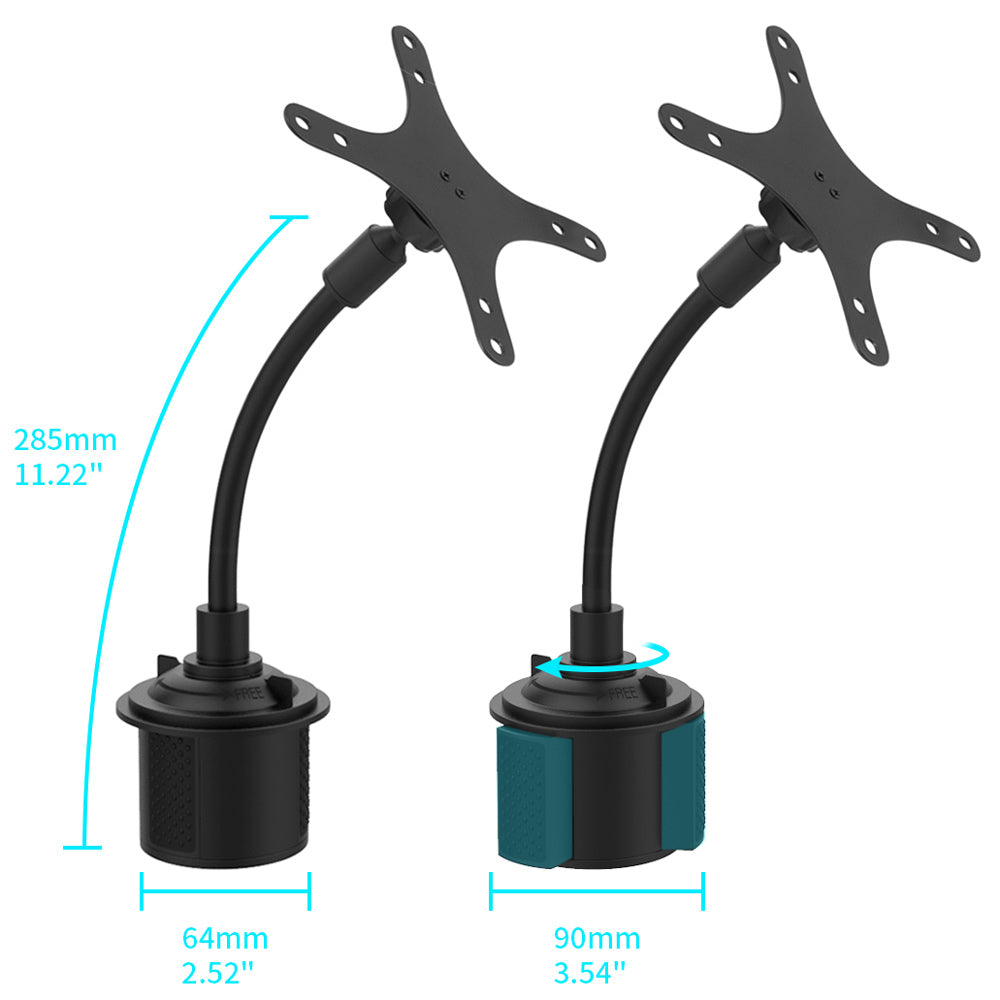 VES-X92 | Flexible Cup Holder Mount VESA Mount | Design for Tablet