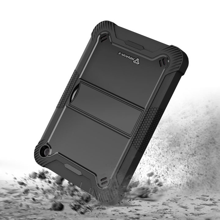 ARMOR-X Amazon Fire HD 8 / HD 8 Plus 2022 shockproof case, impact protection cover with kick stand. Rugged protective case with the best dropproof protection.