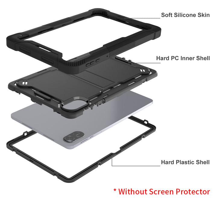 ARMOR-X Honor Pad X9 shockproof case, impact protection cover with kick stand. Rugged case with kick stand. Ultra 3 layers impact resistant design.