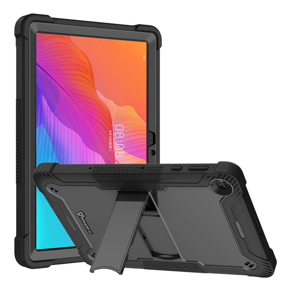 ARMOR-X Huawei MatePad T 10 9.7" / MatePad T 10S 10.1" shockproof case, impact protection cover. Rugged case with kick stand.