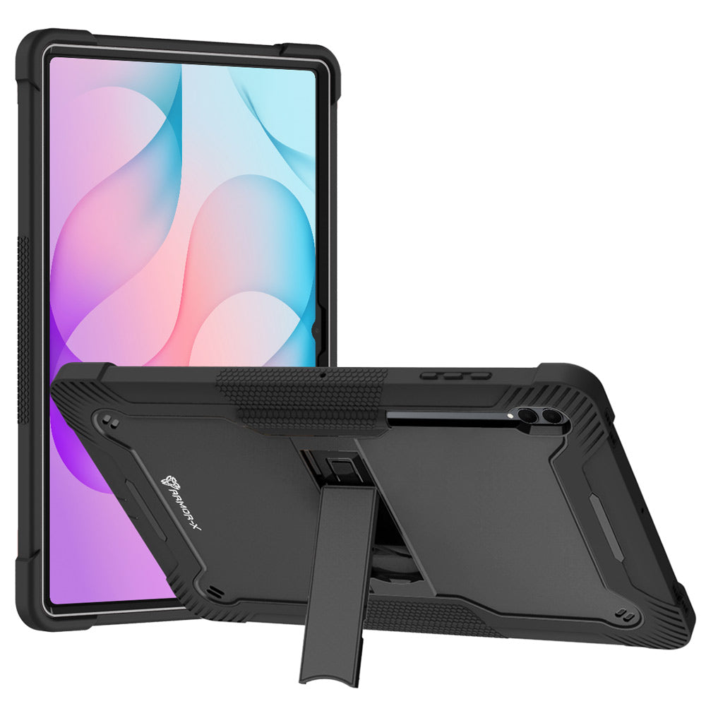 ARMOR-X Samsung Galaxy Tab S12 Ultra SM-X940 / X946 shockproof case, impact protection cover. Rugged case with kick stand.