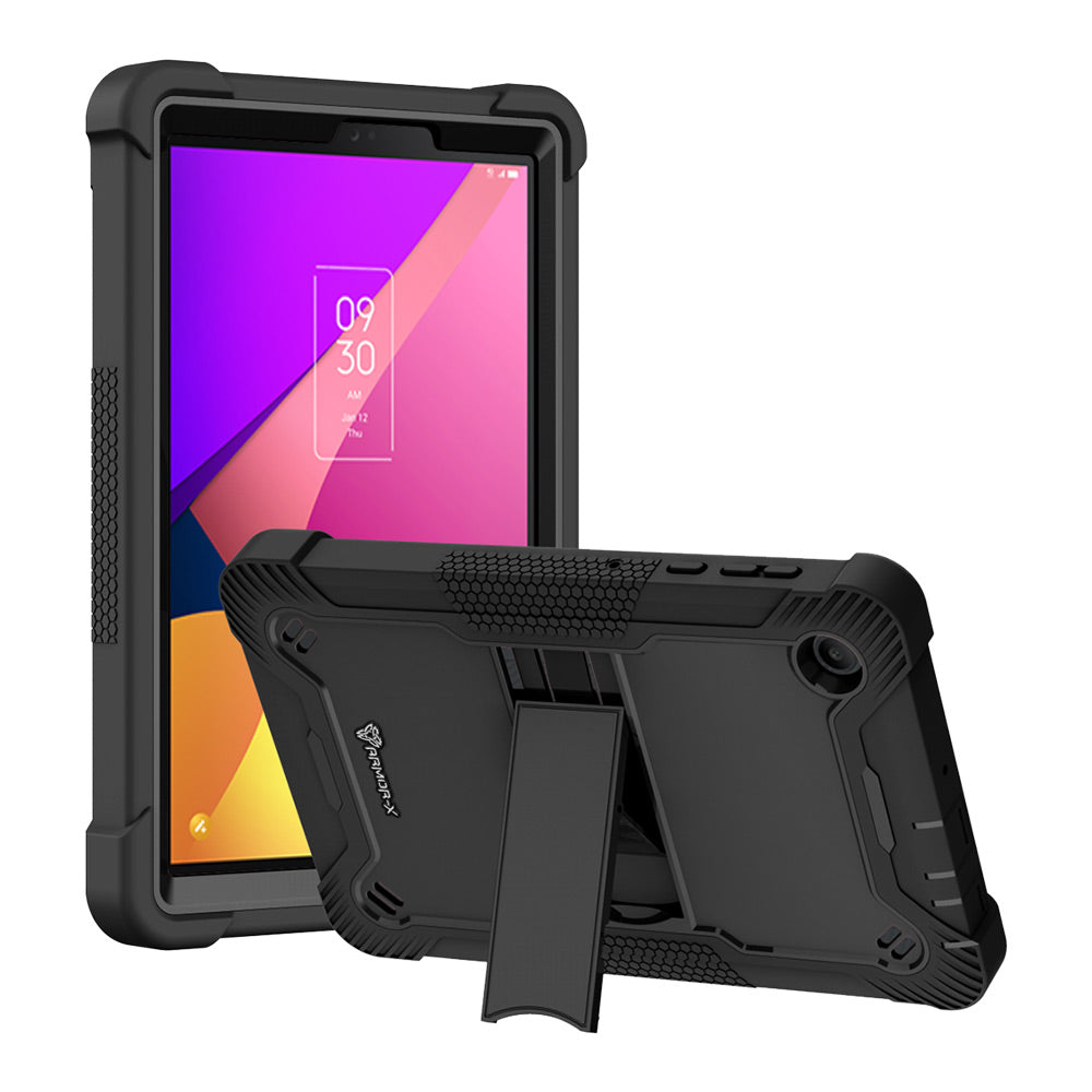 ARMOR-X TCL Tab 8 LE 9137W shockproof case, impact protection cover. Rugged case with kick stand.