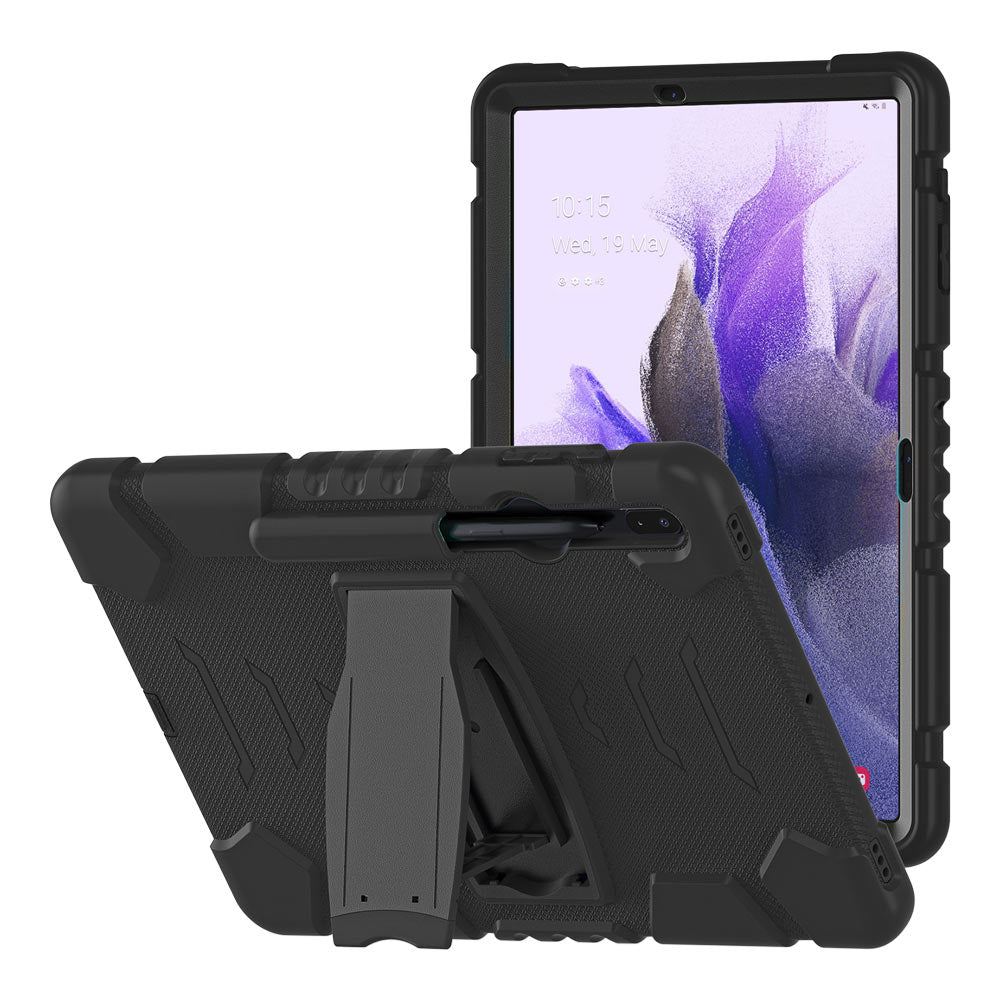 VRN-SS-S7FE | Samsung Galaxy Tab S7 FE SM-T730 / T736B / T735NZ | 3 layers Protective Rugged Case with kick-stand