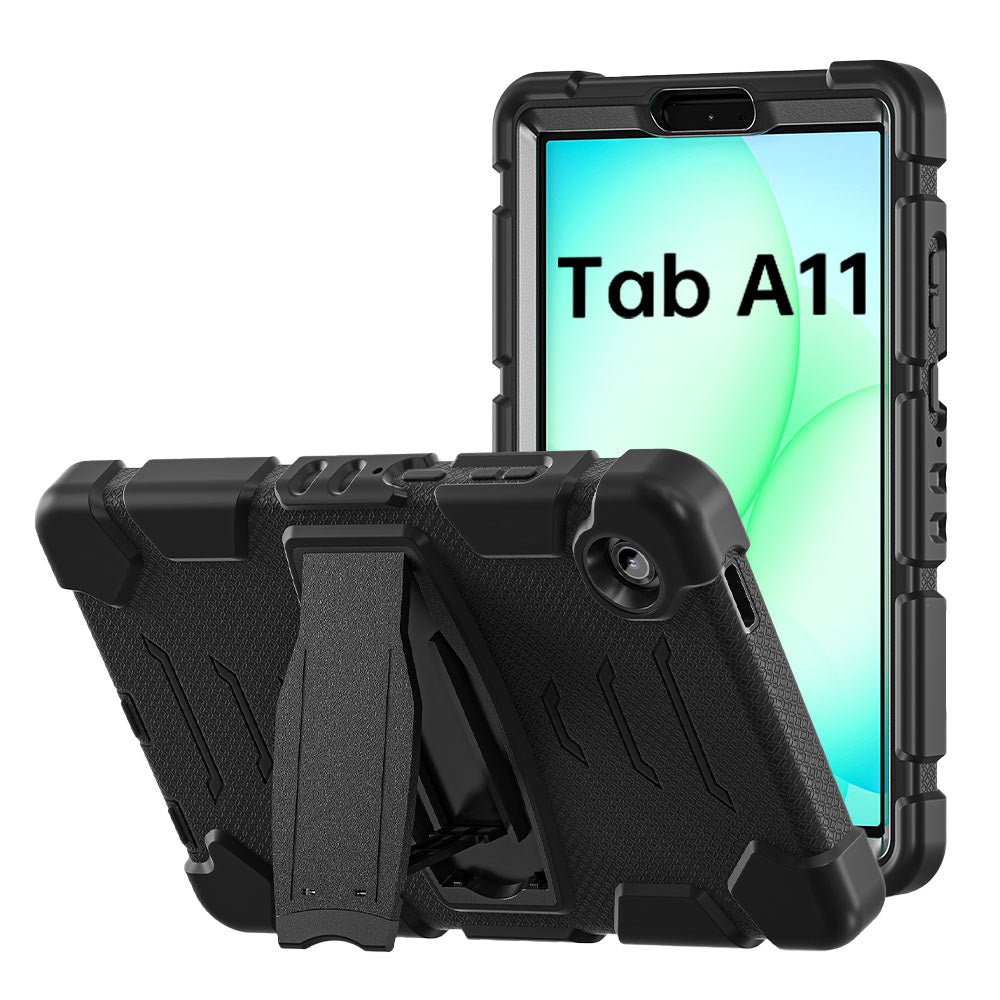 ARMOR-X Samsung Galaxy Tab A11 ( 8.7" ) SM-X133 / SM-X135 shockproof case, impact protection cover. Rugged case with kick stand. Hand free typing, drawing, video watching.
