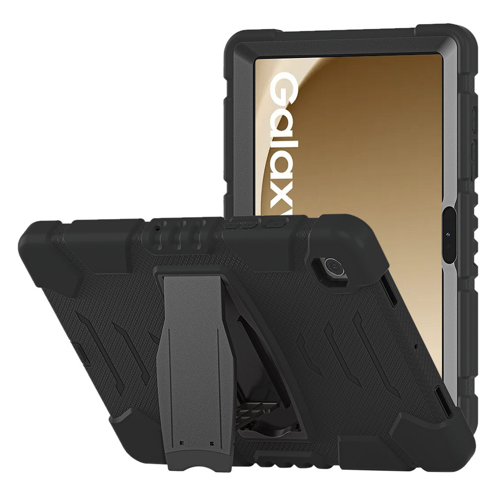 ARMOR-X Samsung Galaxy Tab A9+ A9 Plus SM-X210 / SM-X215 / SM-X216 shockproof case, impact protection cover. Rugged case with kick stand. Hand free typing, drawing, video watching.