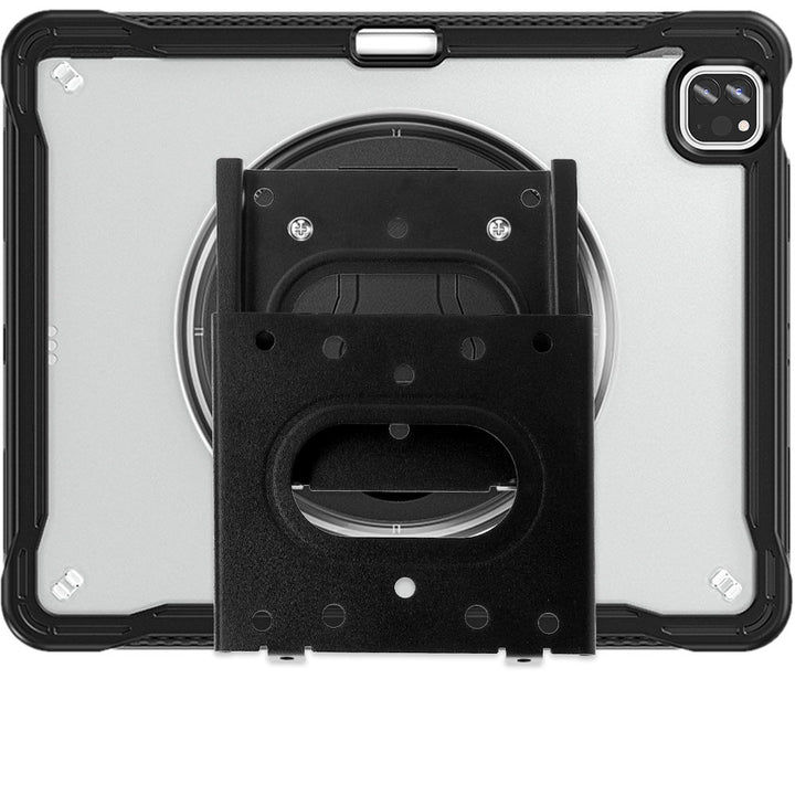 VSA-HVN-iPad-A6 | iPad Pro 12.9 ( 3rd / 4th / 5th / 6th Gen. ) 2018 / 2020 / 2021 / 2022 | 2 Layers Rugged VESA Tablet Case with Wall Mount