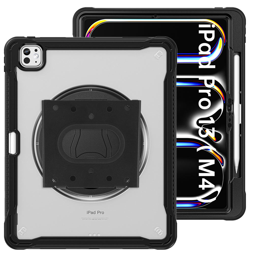 VSA-HVN-iPad-PR10 | iPad Pro 13 ( M4 ) | 2 Layers Rugged VESA Tablet Case with Wall Mount