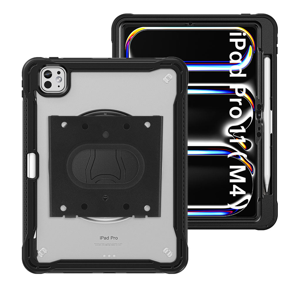 VSA-HVN-iPad-PR11 | iPad Pro 11 ( M4 ) | 2 Layers Rugged VESA Tablet Case with Wall Mount