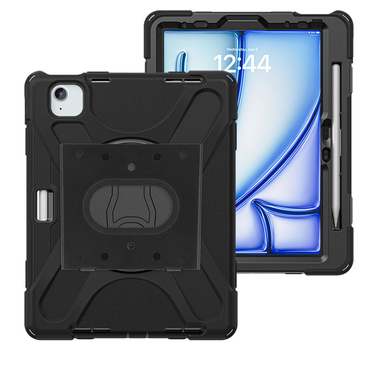 VSA-JVN-iPad-A5 | iPad Air 11 (M2) / (M3) | Ultra 3 Layers Rugged VESA Tablet Case with Wall Mount