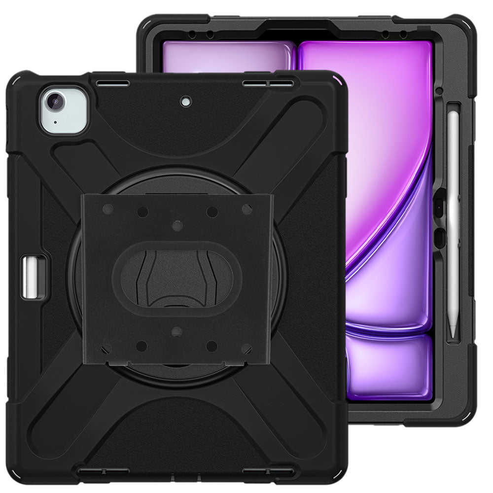 VSA-JVN-iPad-A6 | iPad Air 13 (M2) / (M3) | Ultra 3 Layers Rugged VESA Tablet Case with Wall Mount