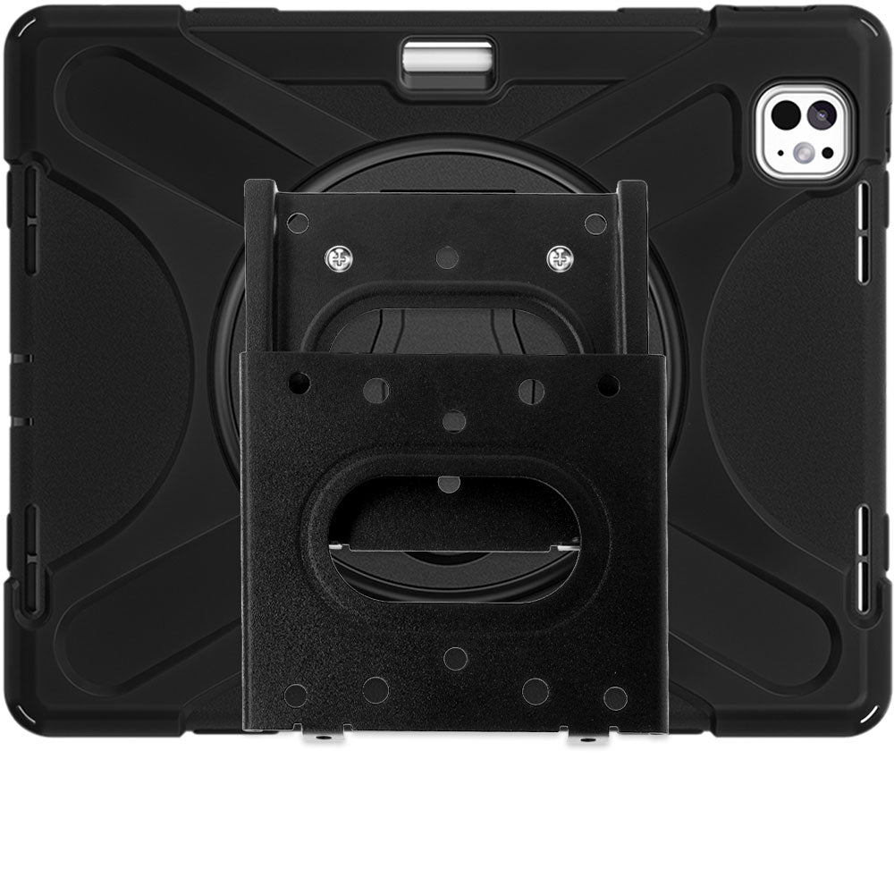 VSA-JVN-iPad-PR10 | iPad Pro 13 (M4) / (M5) | Ultra 3 Layers Rugged VESA Tablet Case with Wall Mount