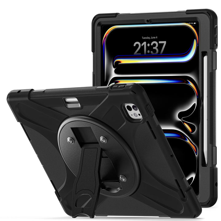 VSA-JVN-iPad-PR10 | iPad Pro 13 (M4) / (M5) | Ultra 3 Layers Rugged VESA Tablet Case with Wall Mount