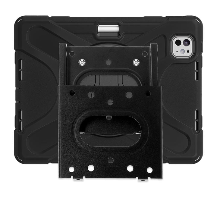 VSA-JVN-iPad-PR11 | iPad Pro 11 (M4) / (M5) | Ultra 3 Layers Rugged VESA Tablet Case with Wall Mount