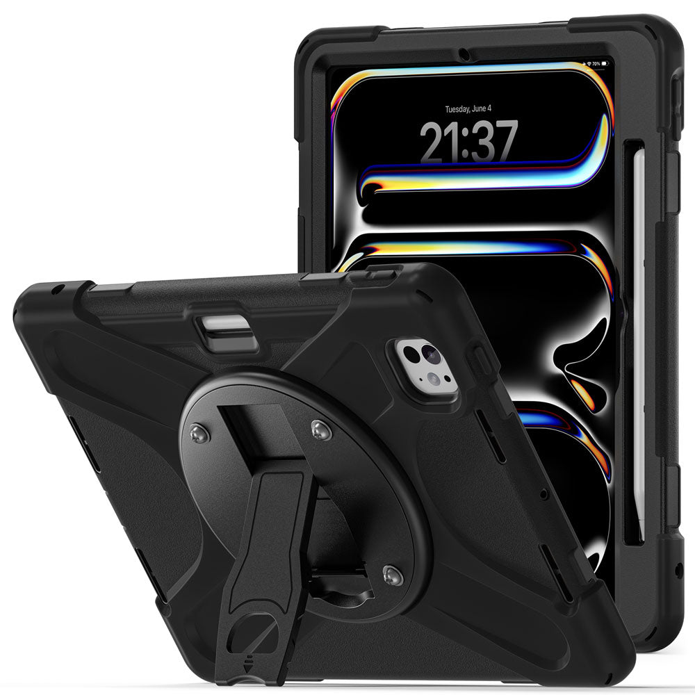 VSA-JVN-iPad-PR11 | iPad Pro 11 (M4) / (M5) | Ultra 3 Layers Rugged VESA Tablet Case with Wall Mount