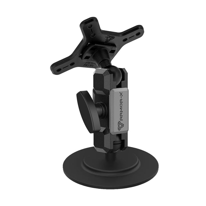 ARMOR-X ONE-LOCK 3M Adhesive VESA Mount for tablet.