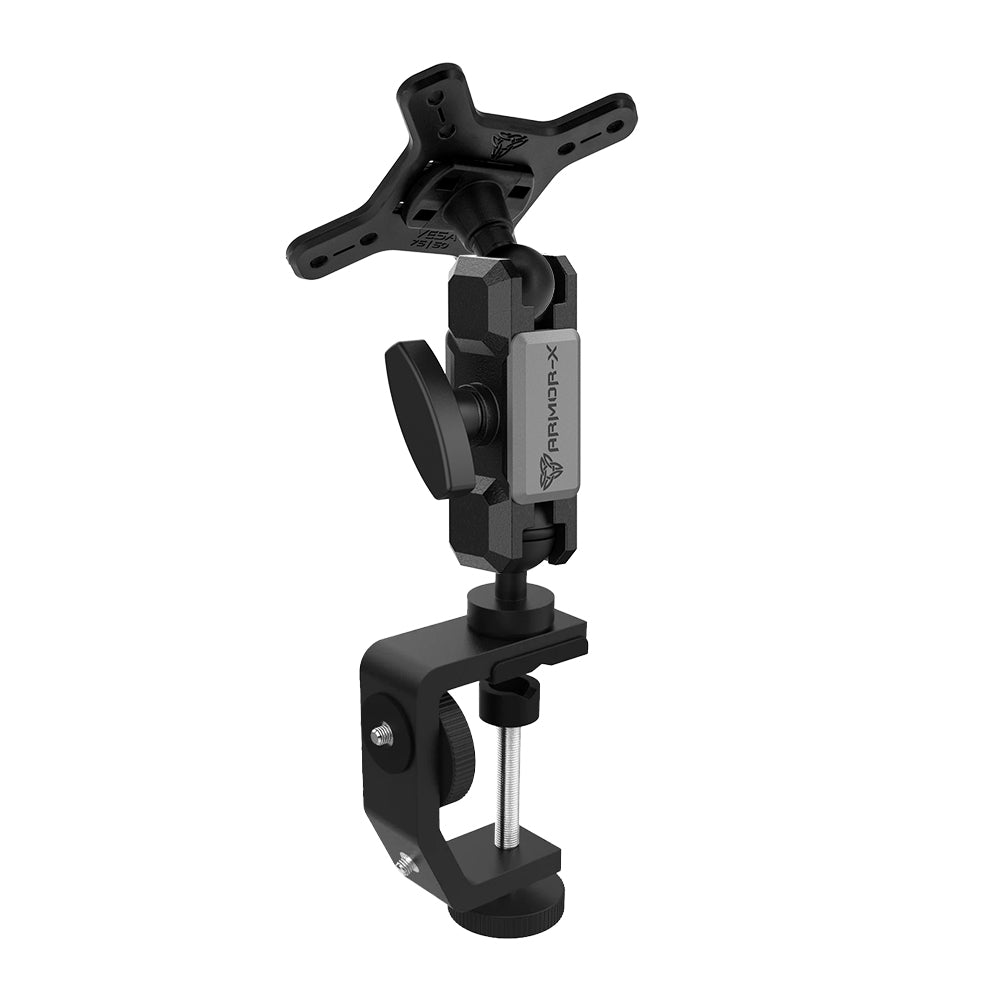 ARMOR-X ONE-LOCK C-Clamp VESA Mount * LARGE for tablet.