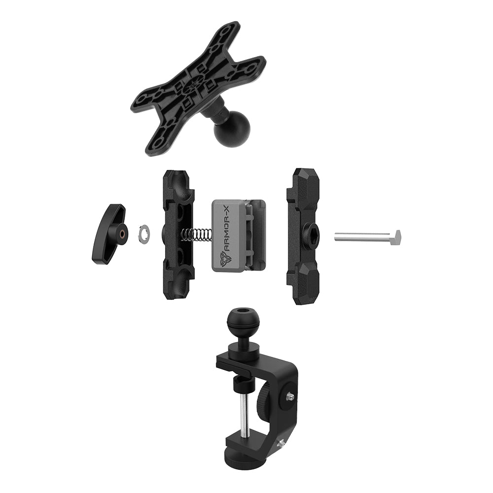 VSA-P18 | C-Clamp VESA Mount * LARGE ( 75x75mm | 50x50mm ) | Design for Tablet