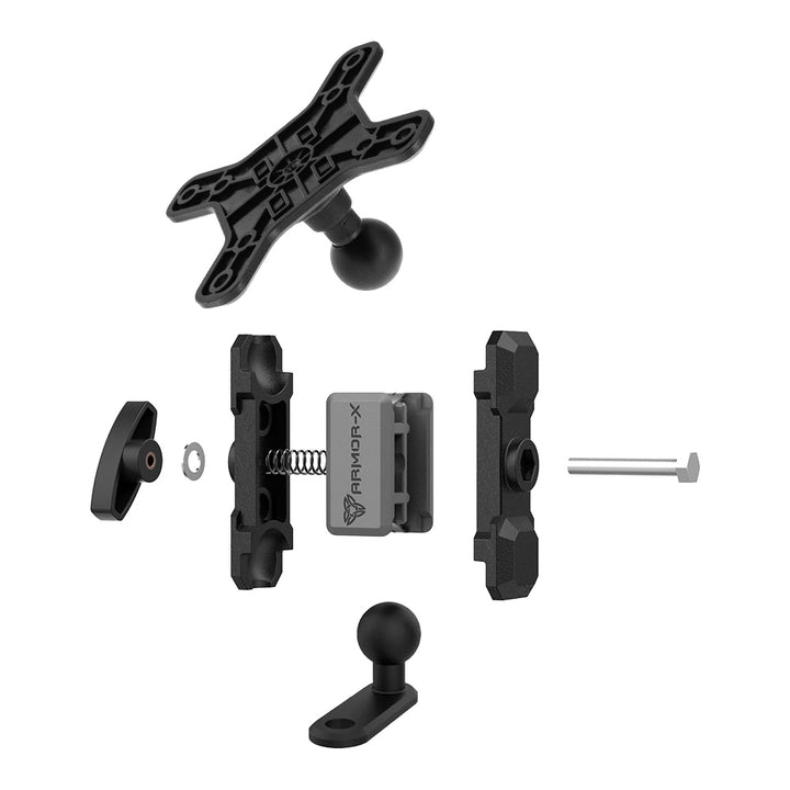 VSA-P20 | Motorcycle Mirror VESA Mount ( 75x75mm | 50x50mm ) | Design for Tablet