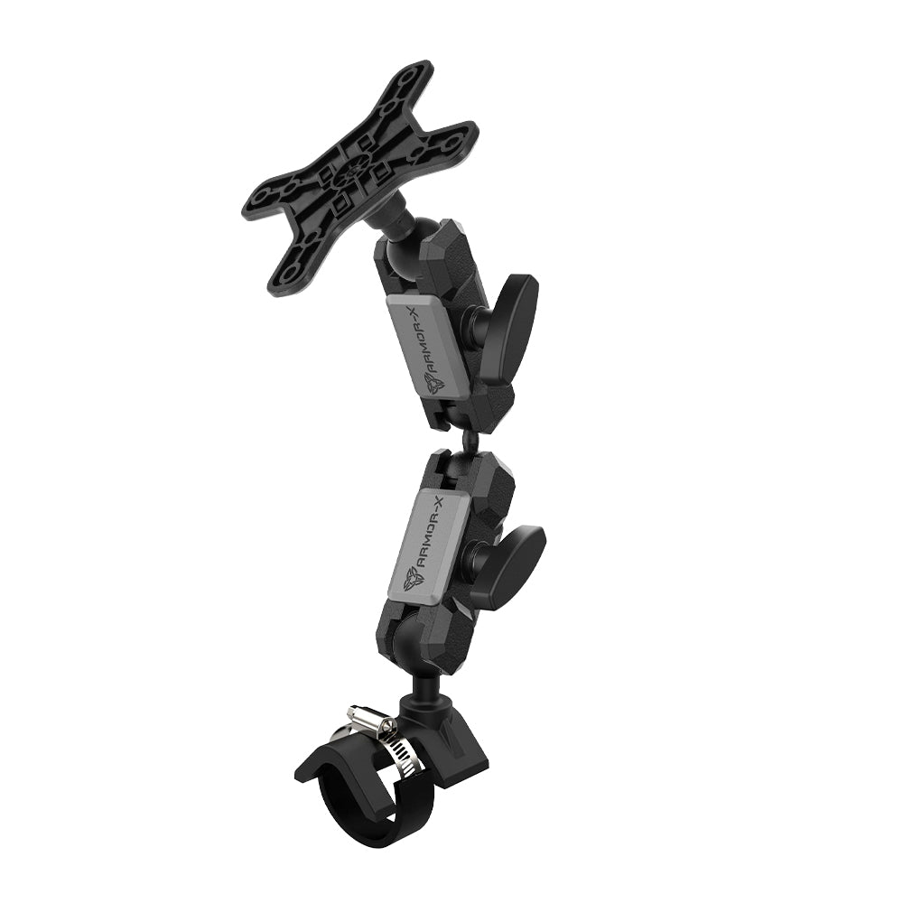 VSA-P24 | Handle Bar Rail VESA Mount ( 75x75mm | 50x50mm ) | ⌀21-70mm | Design for Tablet