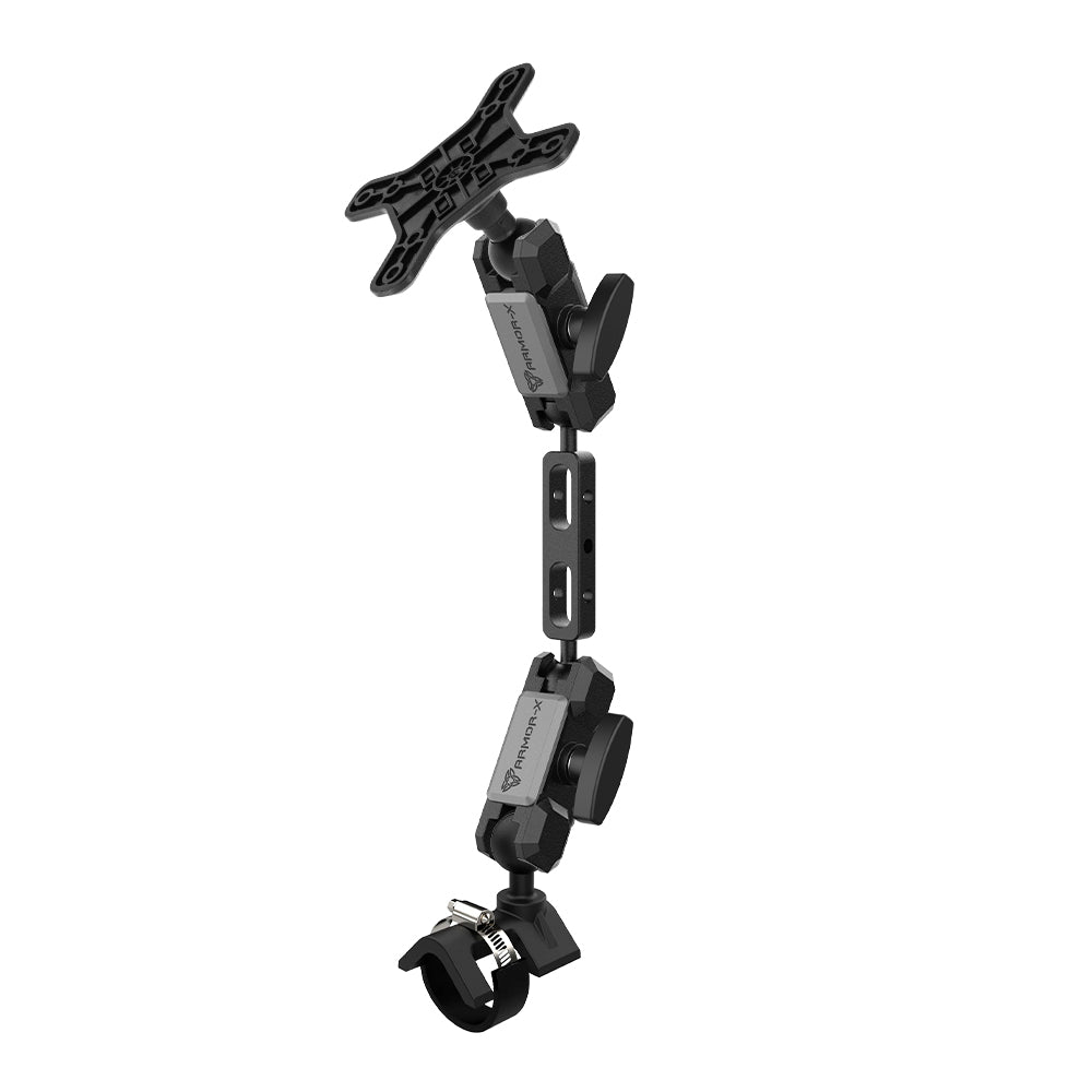 VSA-P24 | Handle Bar Rail VESA Mount ( 75x75mm | 50x50mm ) | ⌀21-70mm | Design for Tablet