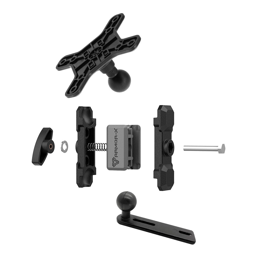 VSA-P29 | Motorcycle Handlebar Pump VESA Mount ( 75x75mm | 50x50mm ) | Design for Tablet