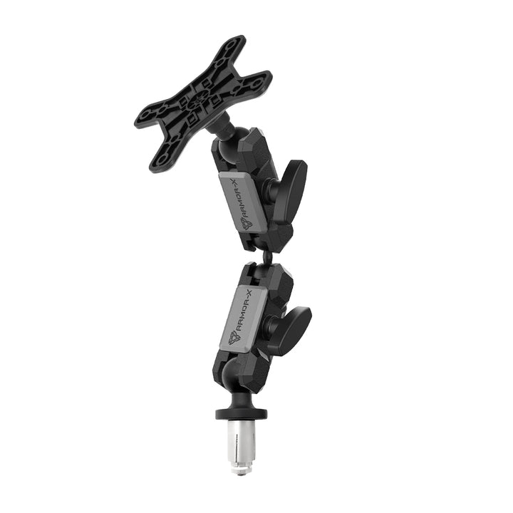 VSA-P30 | Motorcycle Handlebar Pump VESA Mount ( 75x75mm | 50x50mm ) with Fork Stem Base | Design for Tablet