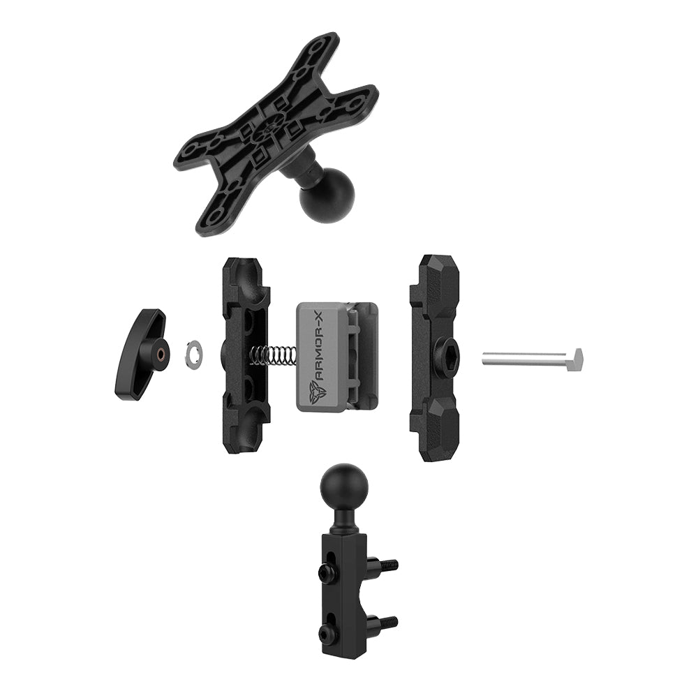 VSA-P34 | Motorcycle Brake / Clutch / Perch VESA Mount ( 75x75mm | 50x50mm ) | Design for Tablet