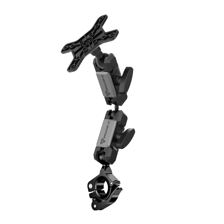 VSA-P35 | Motorcycle Tool Free Installation Handlebar VESA Mount ( 75x75mm | 50x50mm ) | ⌀22-32mm | Design for Tablet