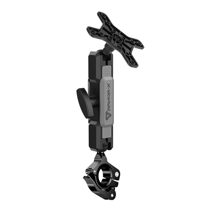 VSA-P35 | Motorcycle Tool Free Installation Handlebar VESA Mount ( 75x75mm | 50x50mm ) | ⌀22-32mm | Design for Tablet