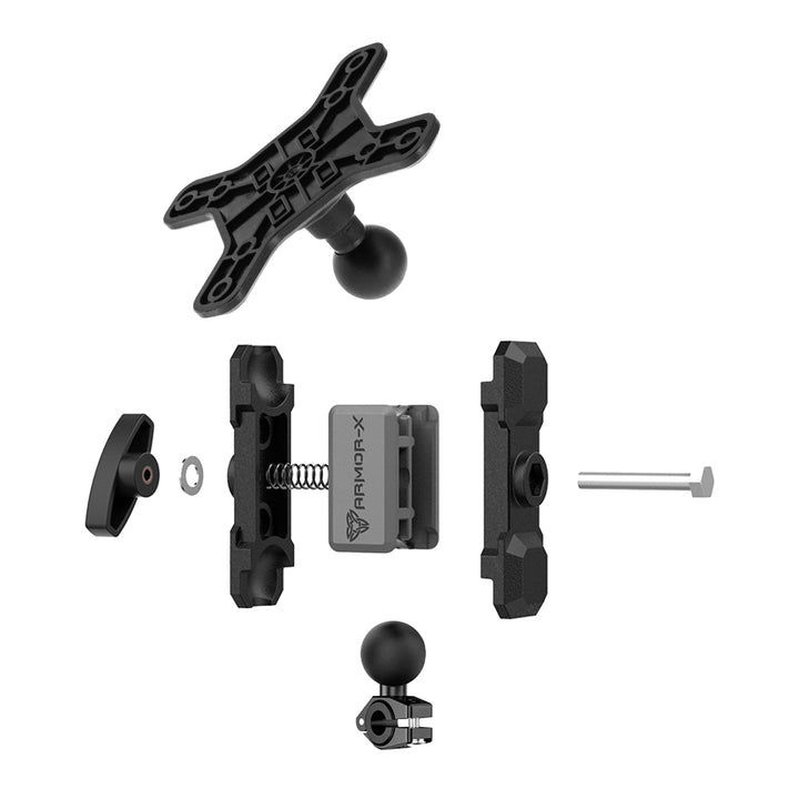 VSA-P36 | Motorcycle Mirror VESA Mount ( 75x75mm | 50x50mm ) | Design for Tablet