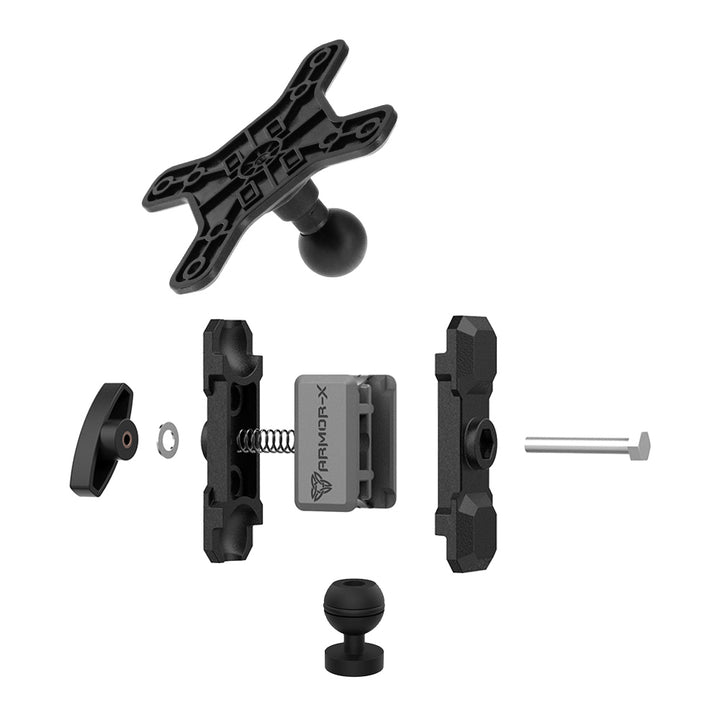 VSA-P4 | 1/4" M6 Female Thread VESA Mount ( 75x75mm | 50x50mm ) | Design for Tablet